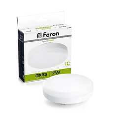 Лампа cветодиодная, (7W) GX53 4000K, FERON LB-451