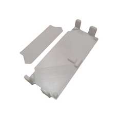 Заглушка для ПВХ ПК14 белая (комплект)