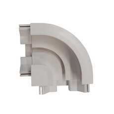 Поворот АМ1 90гр. белый