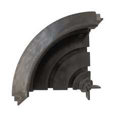 Поворот ПК15 наружний 90гр. черный