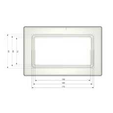Платформа универсальная прямоугольная 155*75/165*85/175*95мм под ZOOM/SKILL DUO