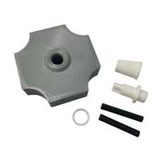 Точечное крепление для подвесных светильников и люстр белое