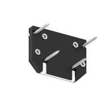 Торцевая заглушка для световой линии SLOTT CANYON черная