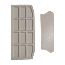 Заглушка для ПВХ ПК14 белая (комплект) вид 2