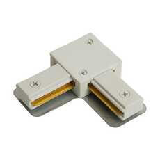 Коннектор угловой для шинопровода, LD1021 для CAB1007, белый