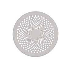 Вентиляционная решетка Бриз белая 100 мм