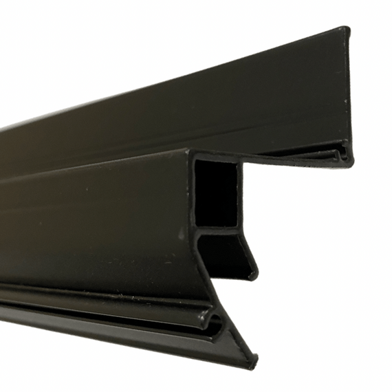 Профиль СП-4 Парящий, черный 2 м