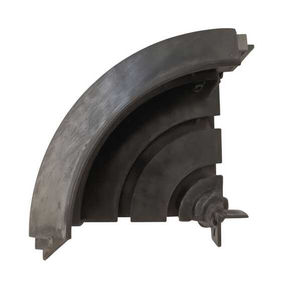 Поворот ПК15 наружний 90гр. черный