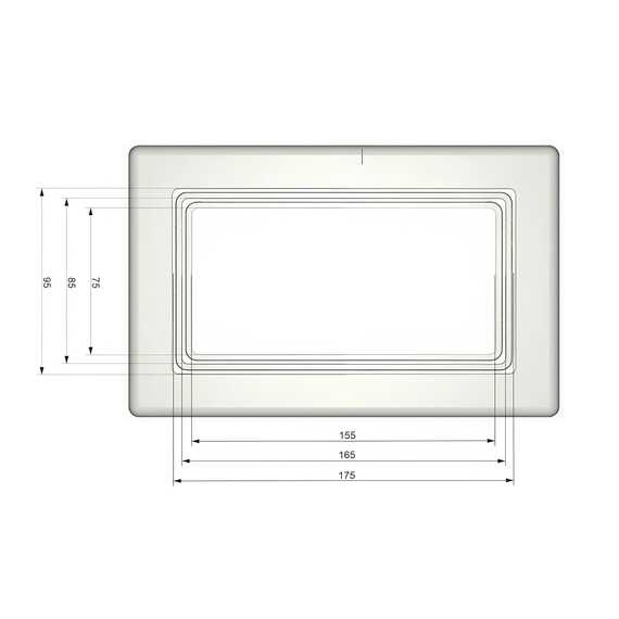 Платформа универсальная прямоугольная 155*75/165*85/175*95мм под ZOOM/SKILL DUO
